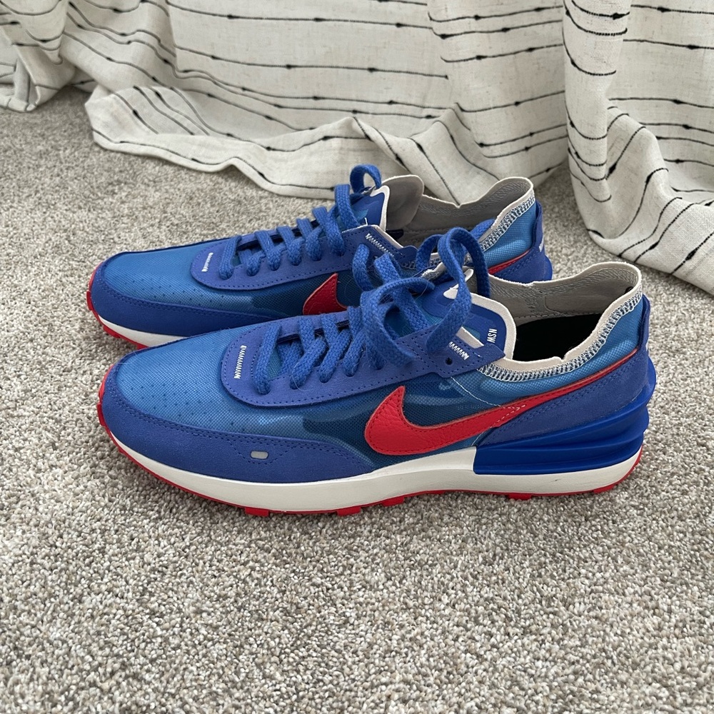 Nike Women’s Vibrant Blue and Red Sneakers